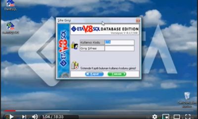 ETA V 8 SQL Programa Giriş Eğitim Videosu