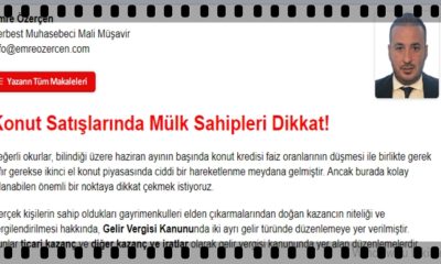 Konut Satışlarında Mülk Sahipleri Dikkat!