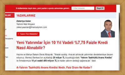 Yeni Yatırımlar İçin 10 Yıl Vadeli %7,75 Faizle Kredi Nasıl Alınabilir?