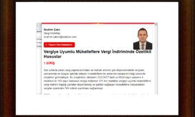 Vergiye Uyumlu Mükelleflere Vergi İndiriminde Özellikli Hususlar