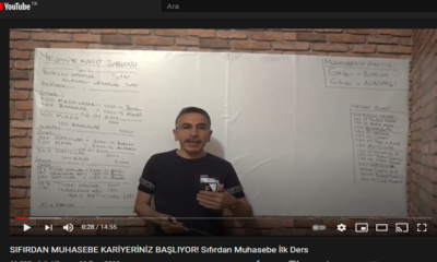 Sıfırdan Muhasebe İlk Ders (Video Dersi)