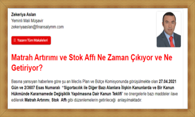 Matrah Artırımı ve Stok Affı Ne Zaman Çıkıyor ve Ne Getiriyor?