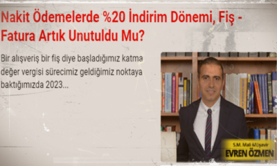 Nakit Ödemelerde %20 İndirim Dönemi, Fiş – Fatura Artık Unutuldu Mu?